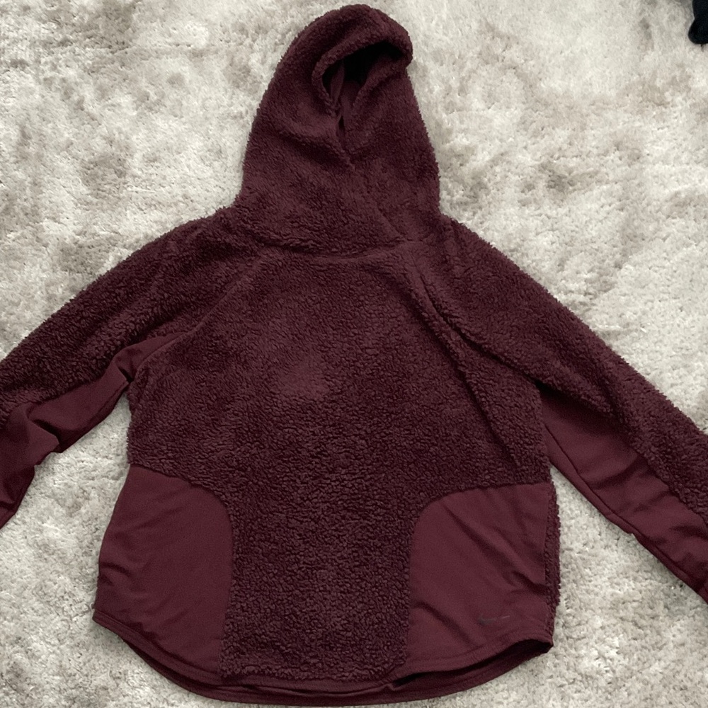 Nike Maroon Fleece Hoodie